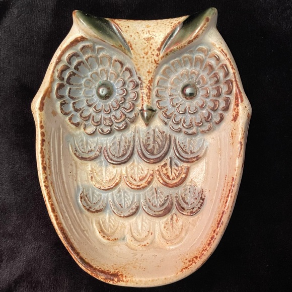 Vintage 1970’s MCM Ceramic Owl Trinket Dish - Picture 3 of 9